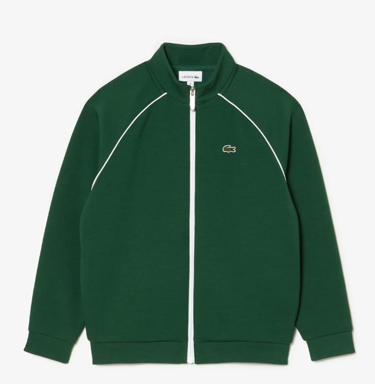 Felpa con hot sale zip lacoste