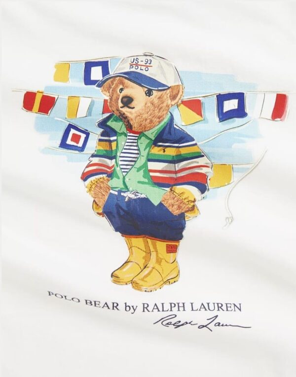 Polo Ralph Lauren t-shirt baby con stampa Polo Bear - immagine 3