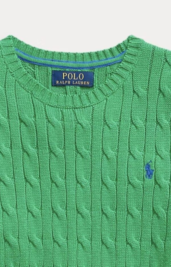 Polo Ralph Lauren maglia con motivo a treccie - immagine 3