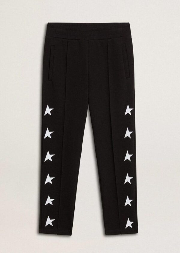 Golden Goose pantalone jogging con stampa Star